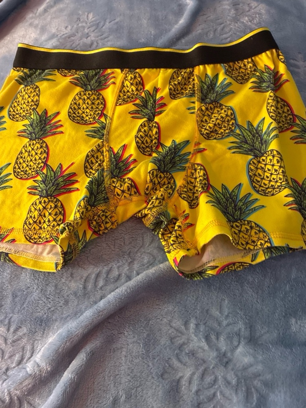 Pineapple Print Boxer Briefs - Yellow